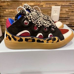 Lanvin curb sneakers